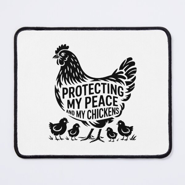 Item preview, Protecting My Peace And My Chickens designed and sold by theartfulaspie.