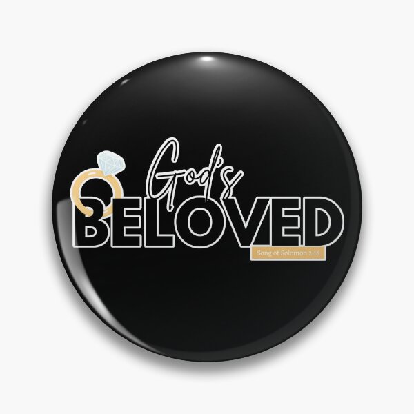 Item preview, God’s Beloved Christian Shirt – Song of Solomon 2:16 Minimalist Faith Love Tee designed and sold by ArtsBorn2Create.