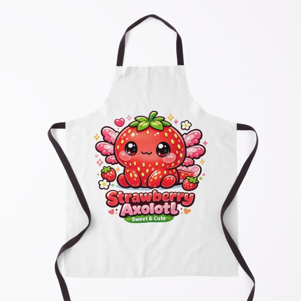 Item preview, Strawberry Axolotl Kawaii T-Shirt – Cute Sweet Animal Aesthetic Design for Kawaii Lovers, Kids & Gift Buyers designed and sold by GemBob Creations.