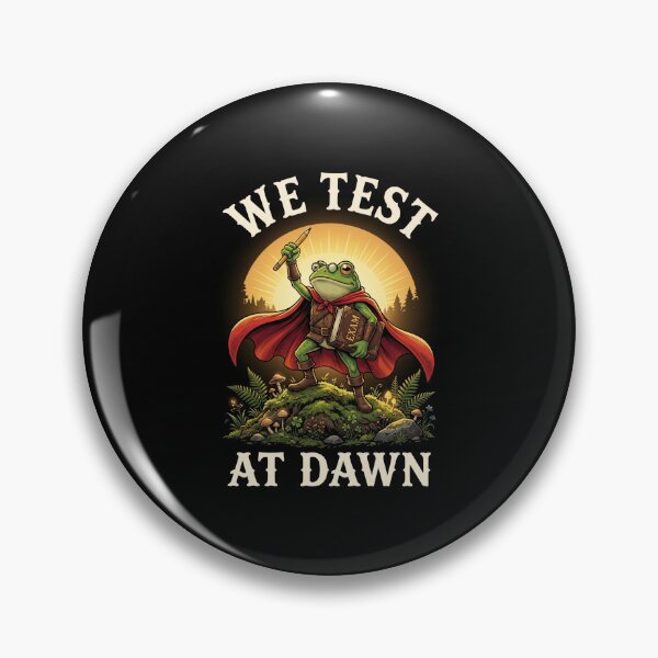 Item preview, We Test At Dawn Student Exam Academic Humor designed and sold by FormalDehyena.