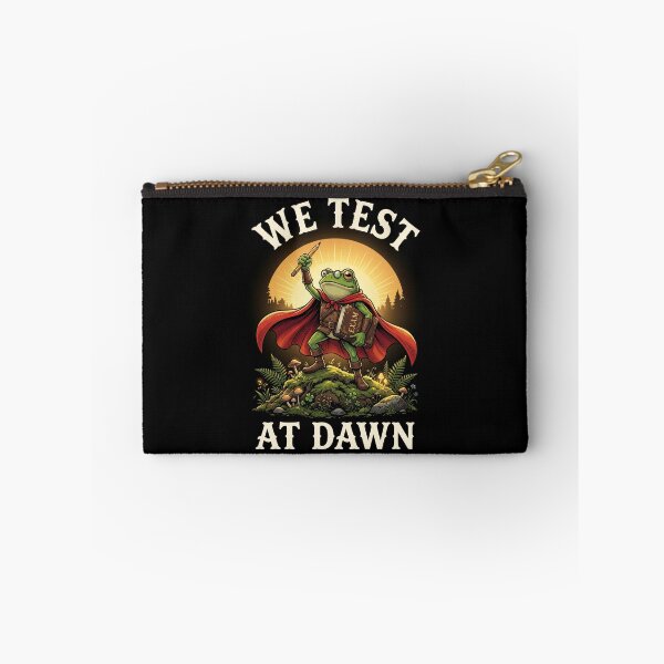 Item preview, We Test At Dawn Student Exam Academic Humor designed and sold by FormalDehyena.