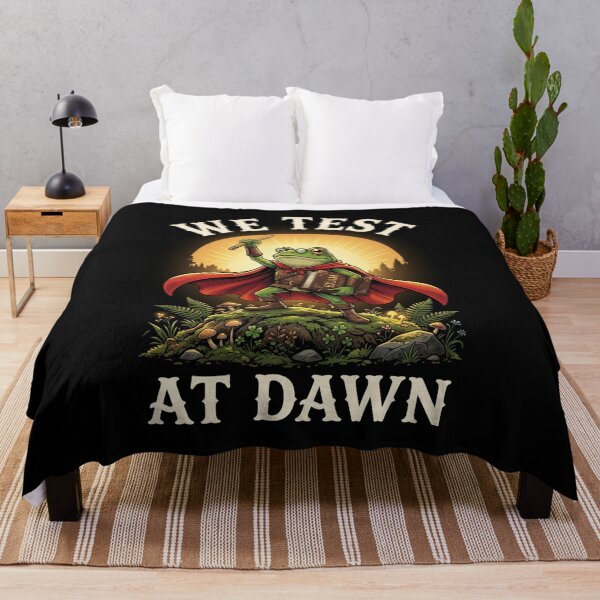 Item preview, We Test At Dawn Student Exam Academic Humor designed and sold by FormalDehyena.