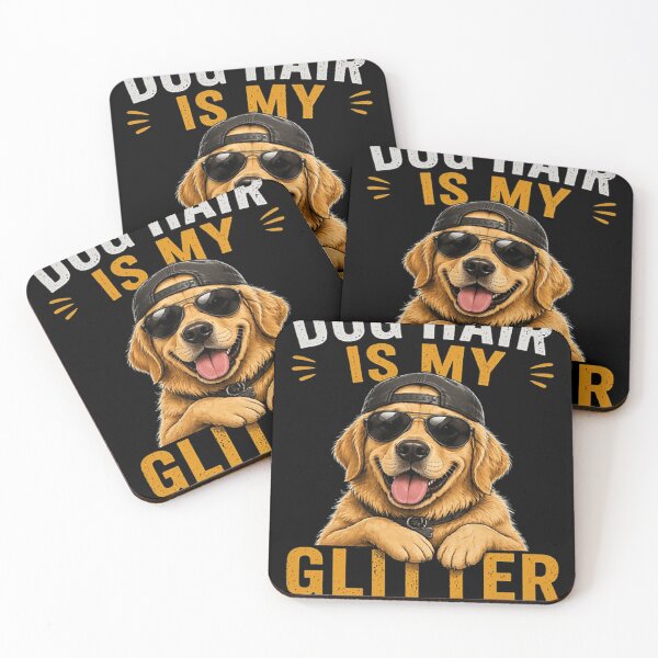Item preview, Dog Hair Is My Glitter Shirt, Funny Golden Retriever T-Shirt, Dog Lover Gift, Cute Dog Meme Tee, Funny Pet Shirt, Golden Retriever Graphic Tee designed and sold by MangadiDesigns.