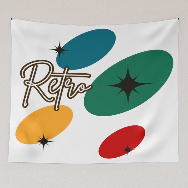 Item preview, Retro Starburst Ovals designed and sold by LMLStews.