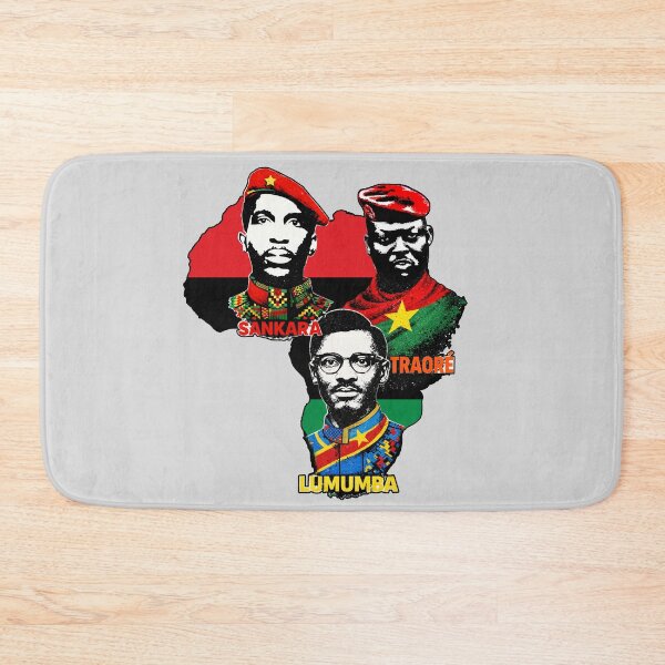 Item preview, Ibrahim Traore Thomas Sankara Patrice Lumumba - Pan African leaders map designed and sold by Youngkev-arts.