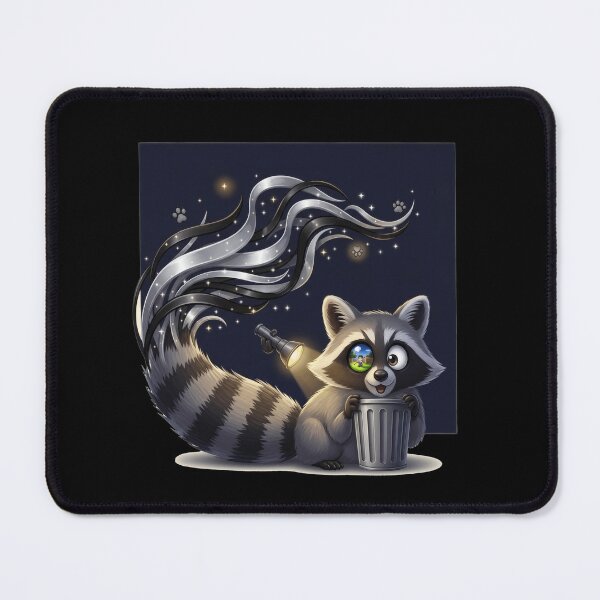 Item preview, Cute Raccoon Night Fantasy Art designed and sold by AbanoubStore.