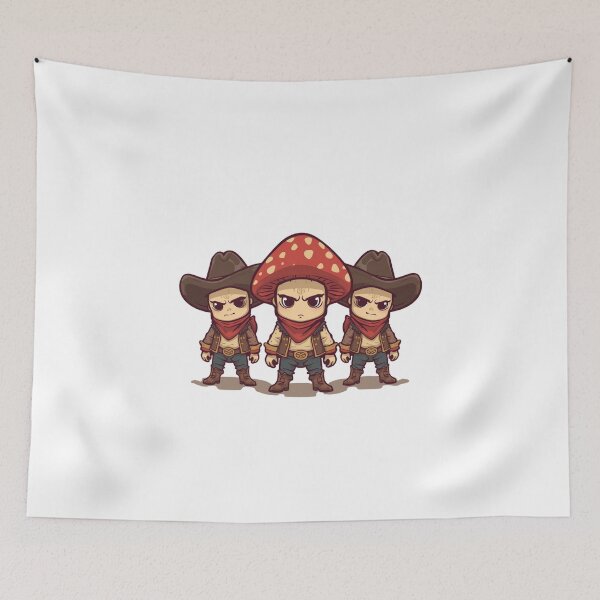 Item preview, Cowboy Mushrooms designed and sold by PatronesKawai.