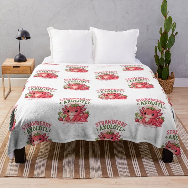 Item preview, Strawberry Axolotl Cute Vintage Kawaii T-Shirt – Sweet Cottagecore Animal Design for Kawaii Lovers & Gift Buyers designed and sold by GemBob Creations.