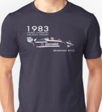 BRABHAM BT52 - 1983 NELSON PIQUET (V1) Unisex T-Shirt