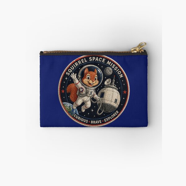 Item preview, Astronaut Squirrel Space Mission Patch designed and sold by SecretSquirrellDesigns.