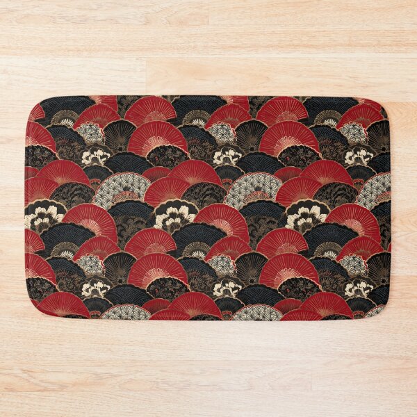 Item preview, Traditional Japanese Fan Art Seamless Pattern designed and sold by NicolasGlowArt.