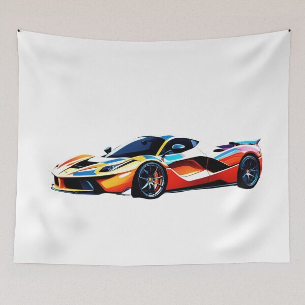 Item preview, Futuristic Neon Pulse Supercar designed and sold by rgagliardi2017.