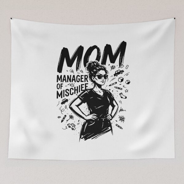 Item preview, Magical Mom Manager of Mischief Birthday Family Matching T-Shirt designed and sold by get55shirt.