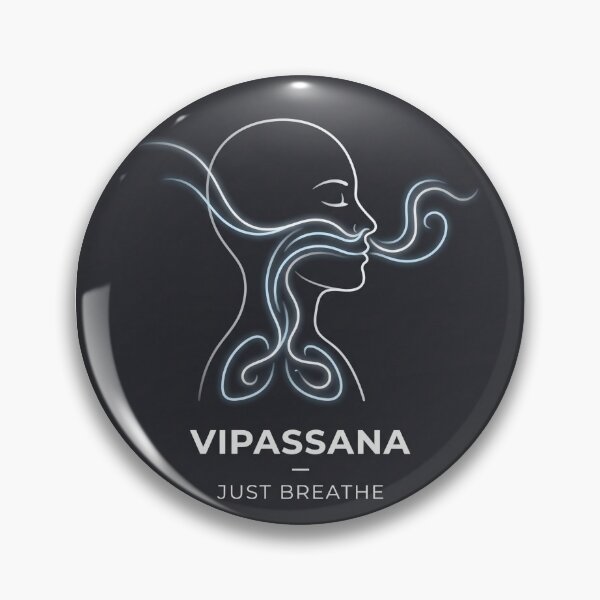 Item preview, Vipassana – Just Breathe | Calm Mind, Balance & Mindfulness Design designed and sold by ArtsyExplorer.