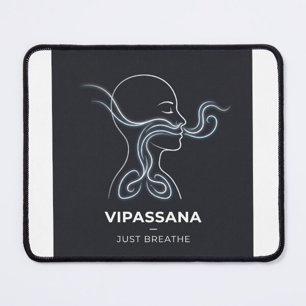 Item preview, Vipassana – Just Breathe | Calm Mind, Balance & Mindfulness Design designed and sold by ArtsyExplorer.