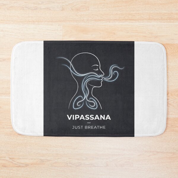 Item preview, Vipassana – Just Breathe | Calm Mind, Balance & Mindfulness Design designed and sold by ArtsyExplorer.