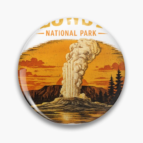 Item preview, Yellowstone National Park Vintage Geyser Shirt  designed and sold by Redrockthreads.