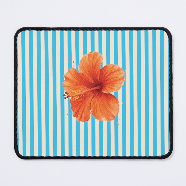 Item preview, Hibiscus Striped Tropical Pattern designed and sold by Islabonita..
