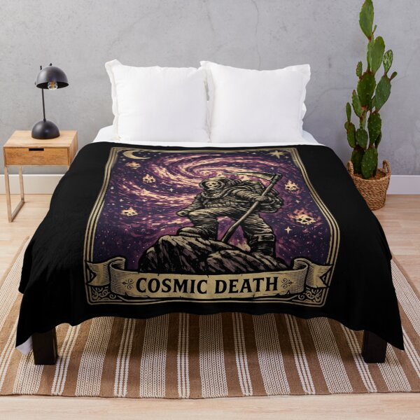 Item preview, Cosmic Death Tarot Card – Space Grim Reaper Astronaut designed and sold by SidTastic .
