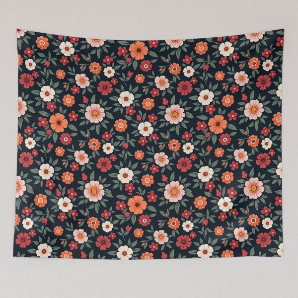 Item preview, Dark Floral Seamless Pattern Vintage designed and sold by mittie101.