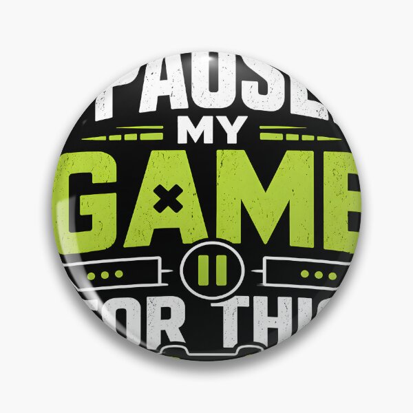 Item preview, I Paused My Game For This Funny Gamer Quote Gaming Humor Minimalist Meme Design designed and sold by StickyGuys.