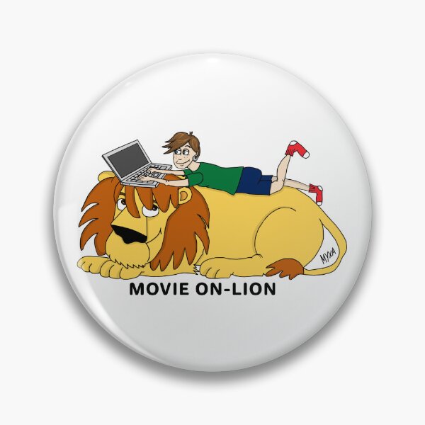Item preview, Movie On-Lion - Funny Bookish Wordplay Art designed and sold by MyxaART.