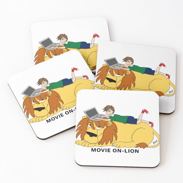 Item preview, Movie On-Lion - Funny Bookish Wordplay Art designed and sold by MyxaART.