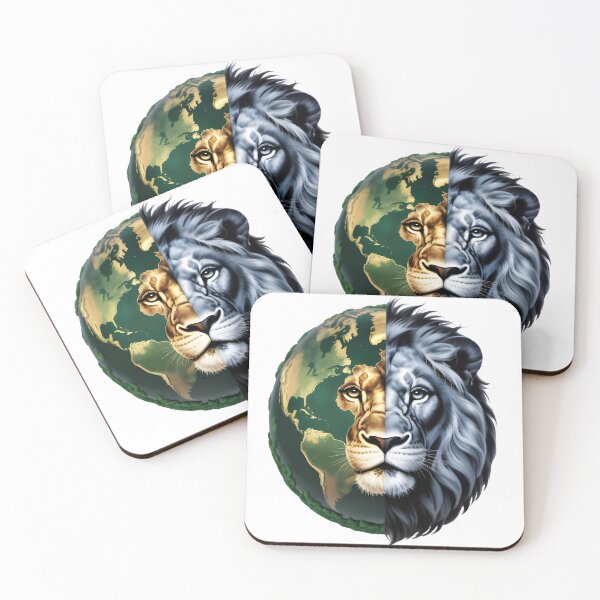 Item preview, Majestic Lion Earth Nature Hybrid Design 2. Main Tag designed and sold by RoyalEarthstore.