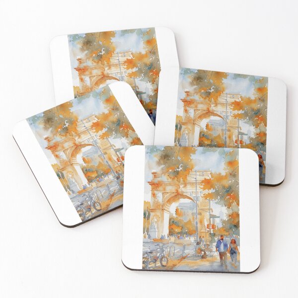 Item preview, Washington Square Park Arch New York Watercolor designed and sold by caracatita75.