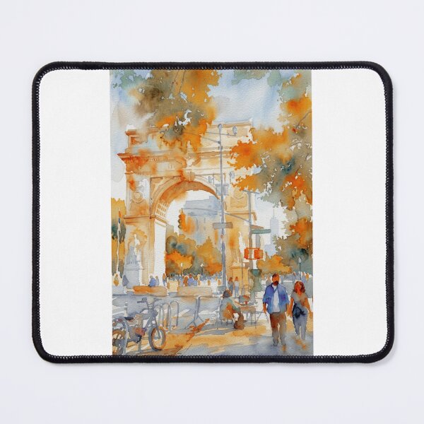 Item preview, Washington Square Park Arch New York Watercolor designed and sold by caracatita75.