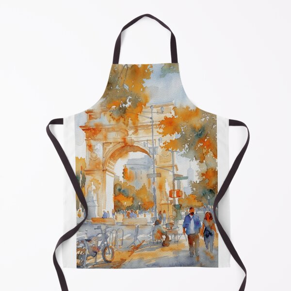 Artikelvorschau, Washington Square Parkbogen, New York, Aquarell entworfen und verkauft von caracatita75.