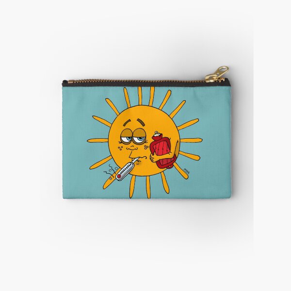 Item preview, Global Warming Cause - Sick Sun with Thermometer & Hot Water Bottle designed and sold by MyxaART.