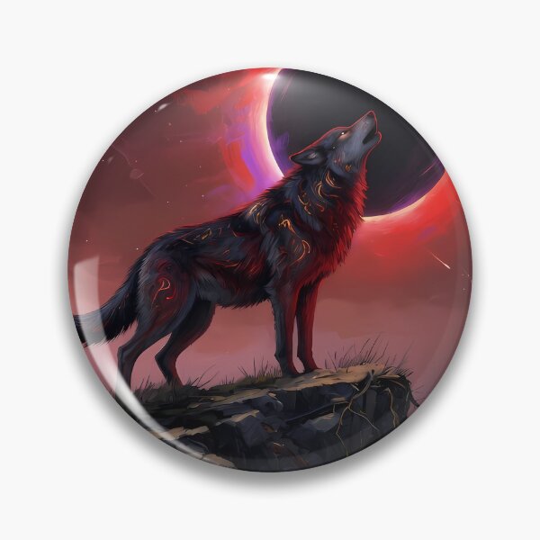 Item preview, Eclipse Wolf Howling designed and sold by RkskArt.