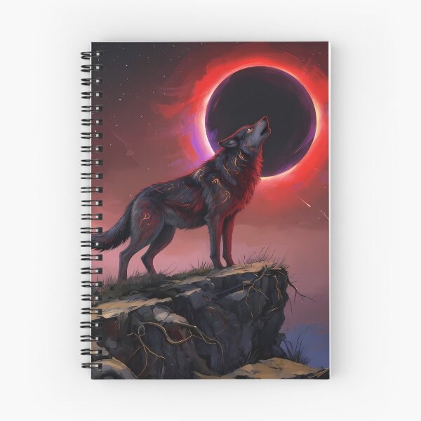 Item preview, Eclipse Wolf Howling designed and sold by RkskArt.