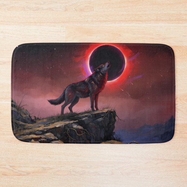Item preview, Eclipse Wolf Howling designed and sold by RkskArt.