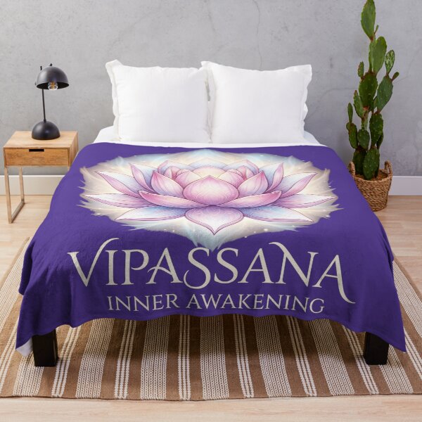 Item preview, Vipassana Meditation Lotus – Zen Mindfulness & Spiritual Awakening Design designed and sold by ArtsyExplorer.