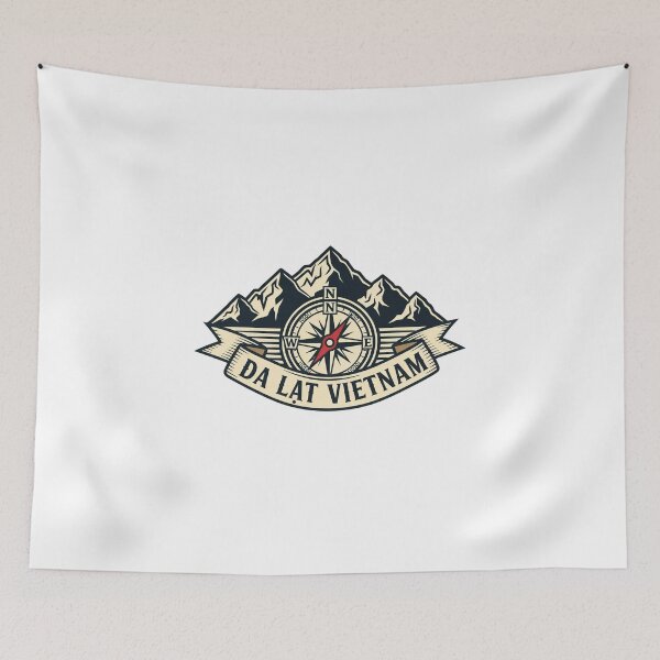 Item preview, Vintage Da Lat Vietnam Mountain Adventure Compass designed and sold by Threadnovax.