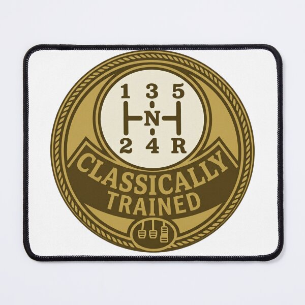 Item preview, 3 Pedals Classically Trained Manual Gearbox Badge designed and sold by axiksa10.