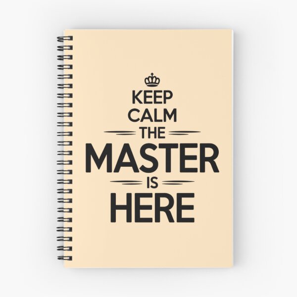 Item preview, Keep calm the master is here designed and sold by 123ks.