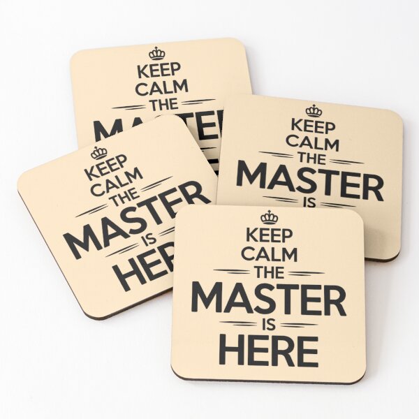 Item preview, Keep calm the master is here designed and sold by 123ks.