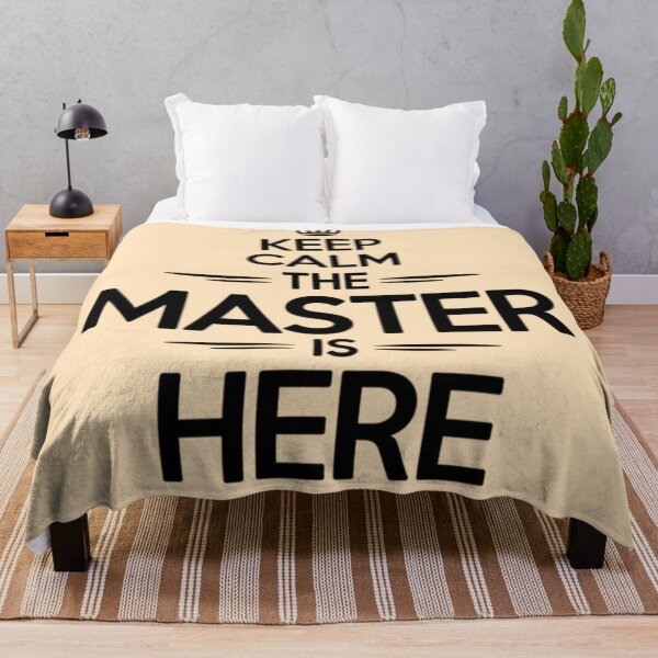 Item preview, Keep calm the master is here designed and sold by 123ks.