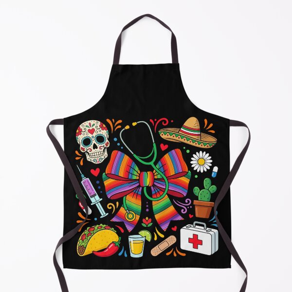 Item preview, Mexican Nurse Fiesta Serape Bow Nurse Appreciation, Cinco de Mayo Healthcare designed and sold by MrDesing10 ⭐⭐⭐⭐⭐.