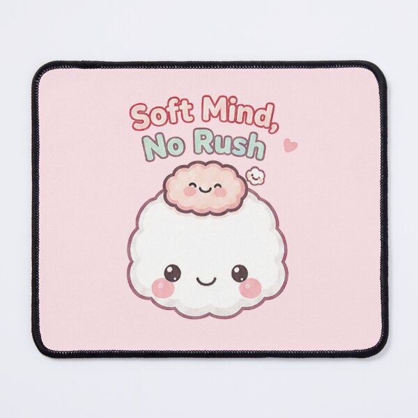Item preview, Soft Mind No Rush – Cute Kawaii Design designed and sold by Lansangsan.
