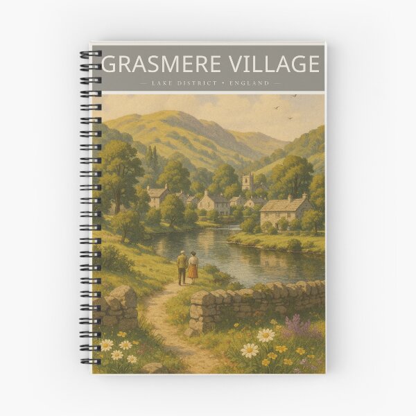 Item preview, Grasmere Village in the English Lake District designed and sold by GenoJam.