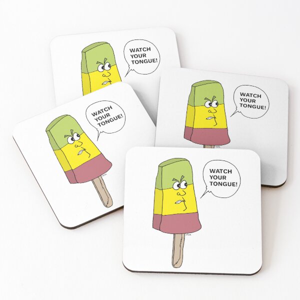 Item preview, Funny Sassy Popsicle - "Watch Your Tongue!" Art designed and sold by MyxaART.