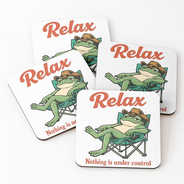 Item preview, Relax Nothing Is Under Control – Chill Funny Lazy frog designed and sold by SidTastic .