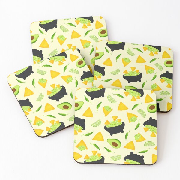 Item preview, Tortilla Chips and Guacamole Pattern designed and sold by ArtVixen.