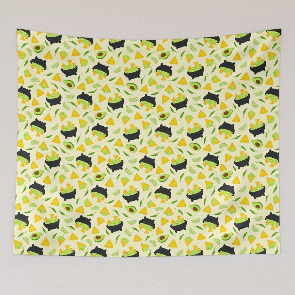Item preview, Tortilla Chips and Guacamole Pattern designed and sold by ArtVixen.