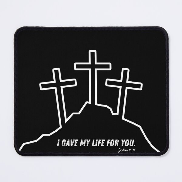 Item preview, I Gave My Life for You Christian Shirt – John 10:11 Cross Faith Minimalist Tee designed and sold by ArtsBorn2Create.