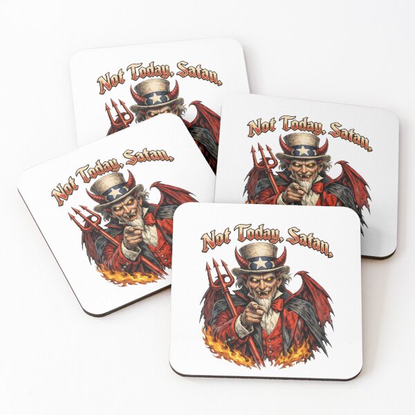 Item preview, Not Today, Satan! designed and sold by CashCrow.